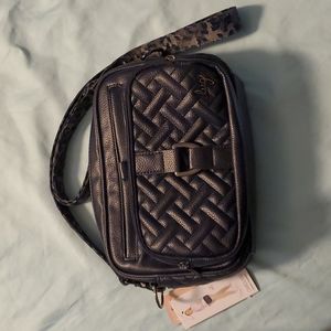 Navy Blue Lug Crossbody